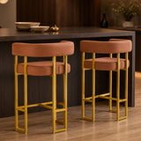 Modern Counter Height Bar Stools With U - Shaped