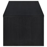 Canyon - Lift Top Table With Dual Drawers Storage Solution - Black