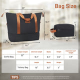 Hardshell Luggage Set 6 Piece With Duffel & Toiletry Bag