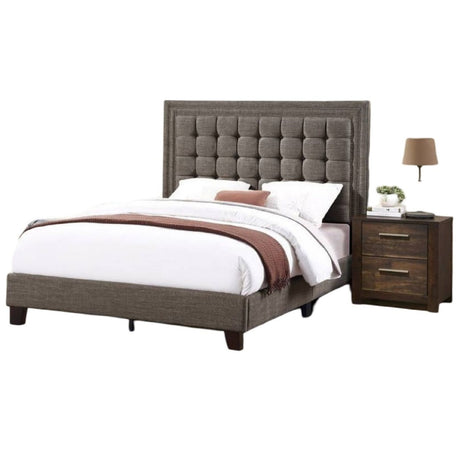 Upholstered Bed Tufted Headboard