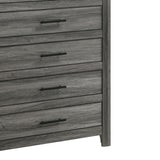 Denver - 5 Drawer Chest - Gray