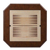Bishop - Reversible Chess Checker Game Table With Game Tray (Chess Fingures Not Included) - Cherry