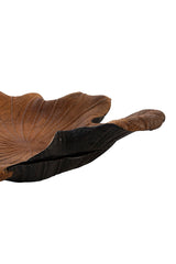 Teak Bowl - Black / Dark Brown