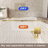 Frameless Shower Door, Smooth Sliding Tracks
