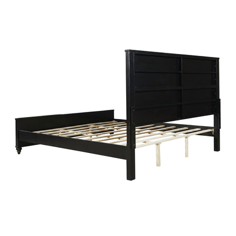 Fluted Platform Bed Frame, No Box Spring Needed