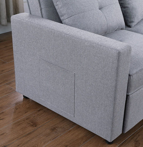 Zoey - Convertible Sleeper Chair With Side Pocket - Sleeper Chairs - Alpine Outlets