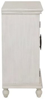 Slade Creamy White 2-Door Cabinet