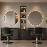 Round Framed Dimmable ED Bathroom Mirror With Anti Fog