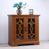 Spacious Sideboard With Adjustable Shelf Storage - Dark Oak