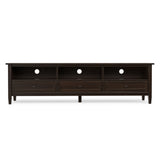 Warm Shaker - Low TV Media Stand - Brown