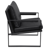 Goldbriar - Upholstered Track Arm Accent Chair - Black