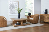 Morris - Swivel Chair - Light Brown