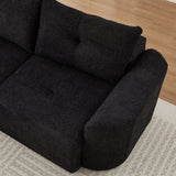 3 Seater With Thickened Armrests Sofa For Living Room