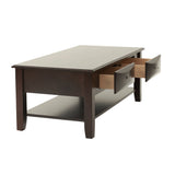Table Set With Drawers And Open Shelf Storage