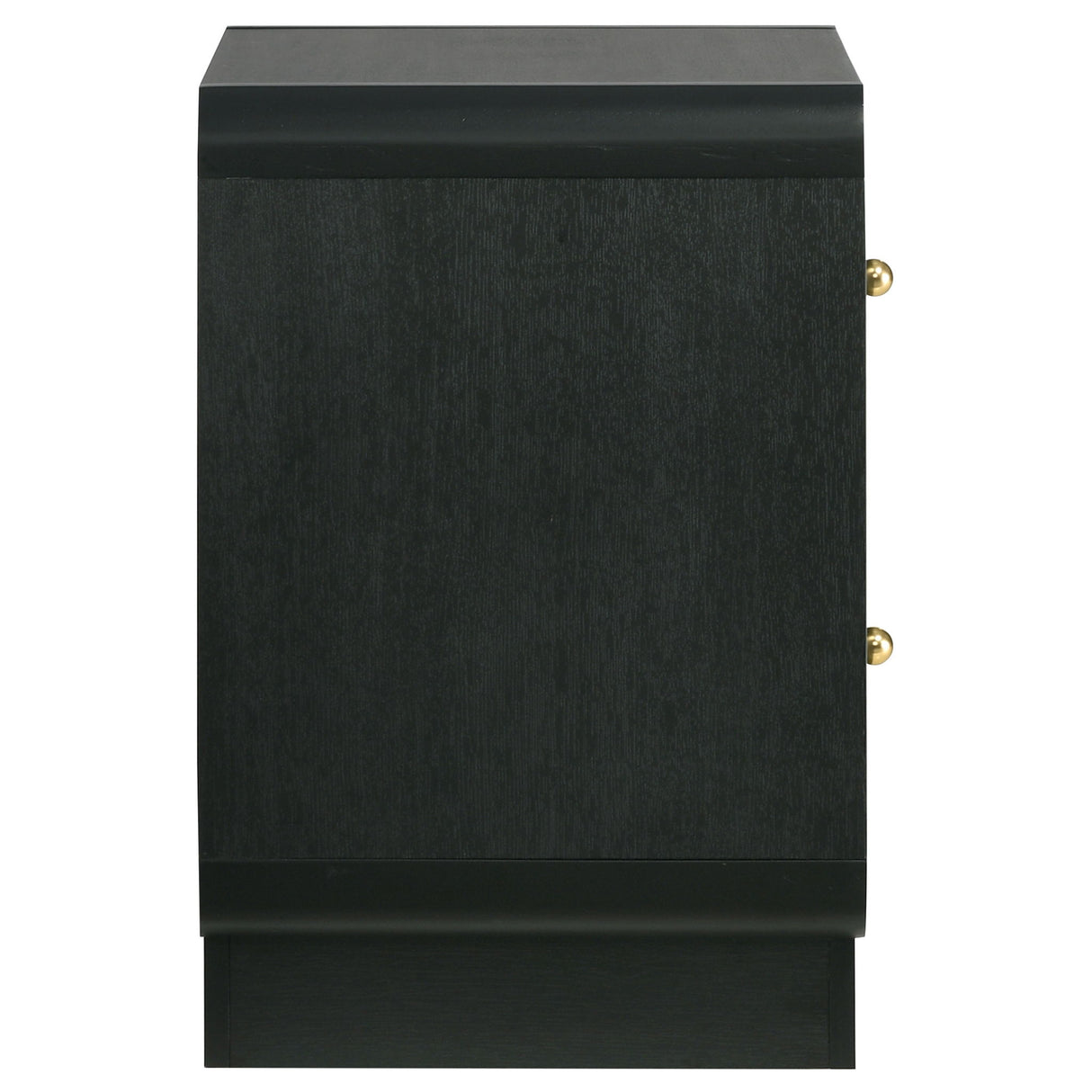Burton - 2 Drawer Nightstand - Black