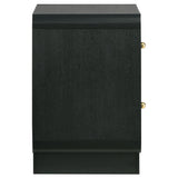 Burton - 2 Drawer Nightstand - Black