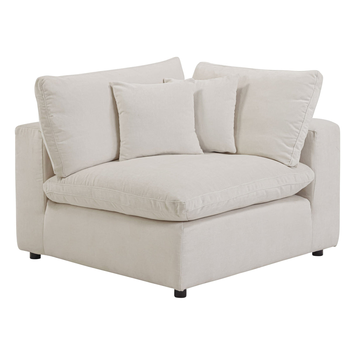 Oulu Living Alvora modular corner chair in Ivory
