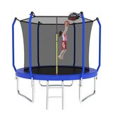 Trampoline With Basketball Hoop, Astm Approved Reinforced Type Outdoor Trampoline With Enclosure Net - Trampolines - Alpine Outlets