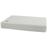 9" Size Bed Mattress With Bonnell Coil Inner Spring And 2.5" Euro Top Foam + Spring Material - White - Full