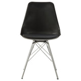 Padded Dining Chair (Set of 2) - Black