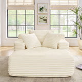 Chaise Lounge Sofa Bed With Deep Seat For Living Room