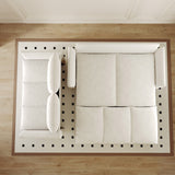 Pull Out Sofa Bed, 3 Seat Convertible Sleeper Sofa With 2 In 1 Pillow And Blanket Set