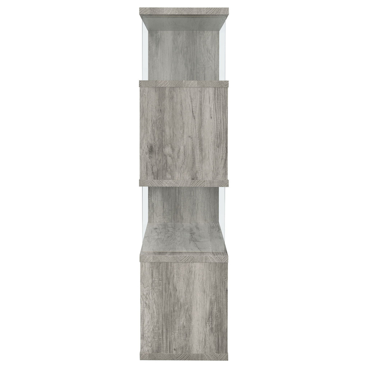 Elias - 4 Shelf Bookshelf With Zigzag Design