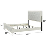 Jehoram - Lozenge Upholstered Design Bed