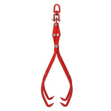 Heavy-Duty 4 Claw Timber Log Lifting Tongs Grabber