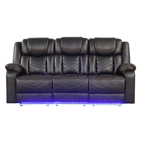 Challenger - LED Power Recliner Sofa