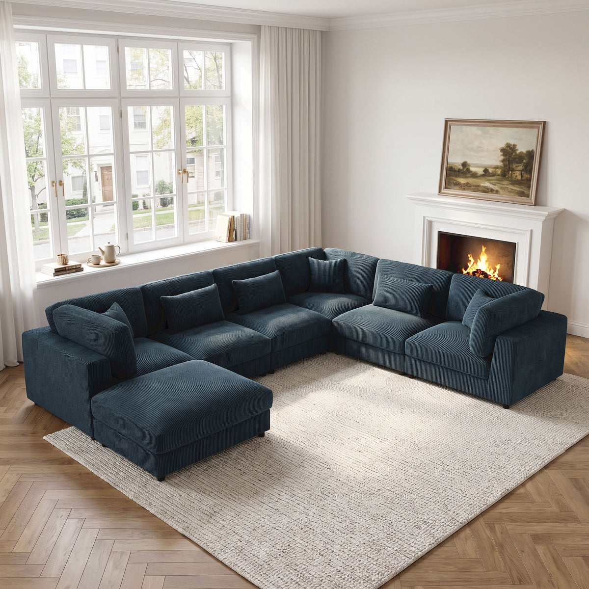 Upholstered Modular Sectional & Custom Configuration