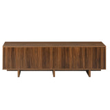 Retro Style TV Stand With Wavy Door