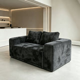 Cloud Loveseat Sofa Couch, 2 Seater Boneless Couch