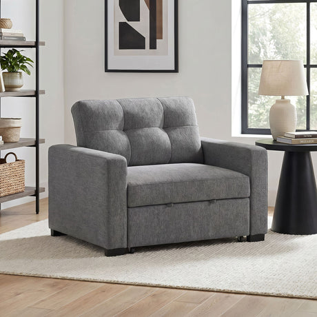 Homer - Klicklak Chair With Pull Out Bed - Clementine Gray