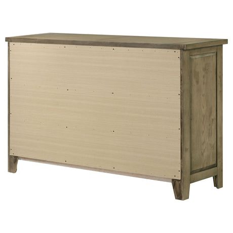 Pelton - 6 Drawer Dresser - Oak