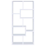 8 Shelf Geometric Bookcase