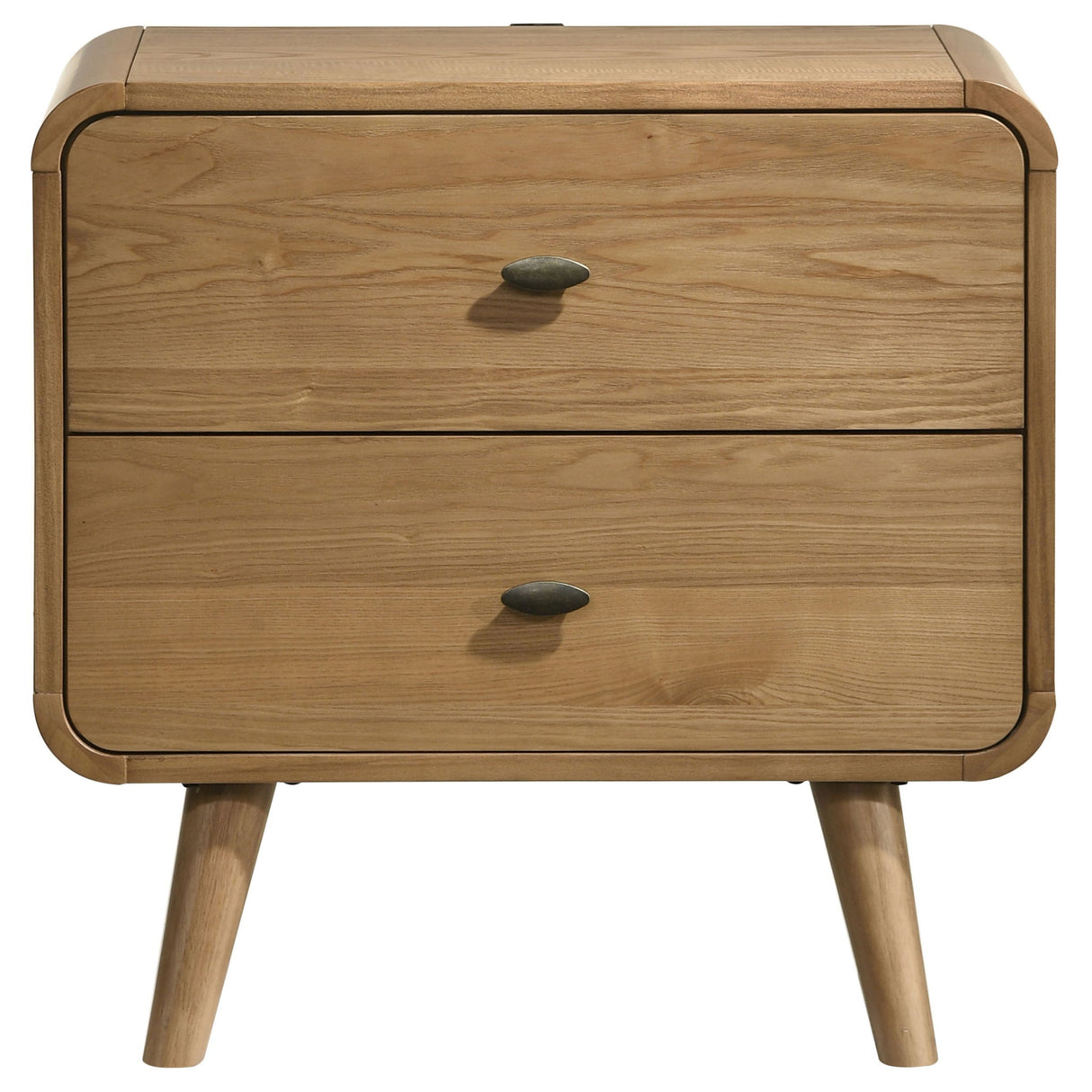 Winston - 2 Drawer Nightstand - Ash Brown