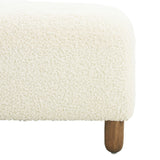 Comfortable Ottoman - White
