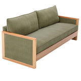 Modern 3 Seater Sofa With Armrests, Living Room Couch