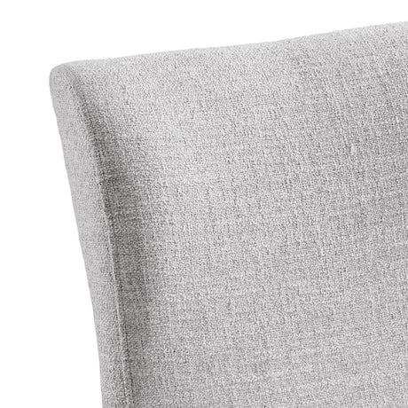 Carmela - Swivel Counter Chair (Set of 2) - Brown / Light Gray Linen