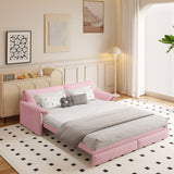Queen Pull Out Sofa Bed With Side Storage