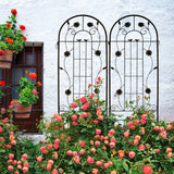 Metal Garden Trellis Rustproof Trellis For Climbing Plant Outdoor Flower Support