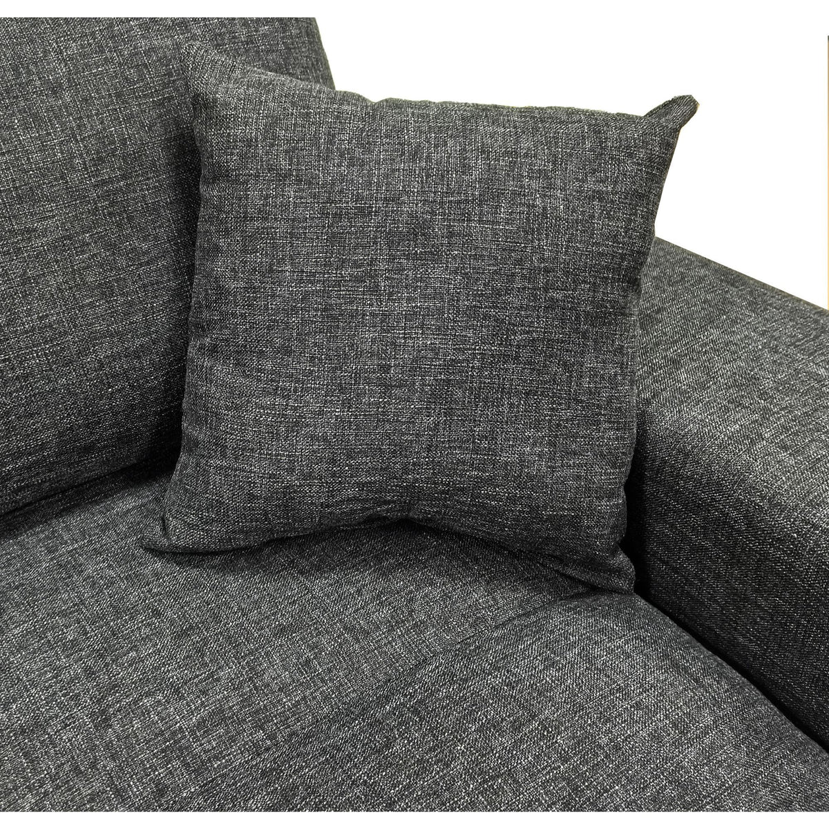 Sectional Sofa With 2 Ottomans And Toss Pillows