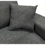 Sectional Sofa With 2 Ottomans And Toss Pillows