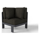 Aspen corner outdoor chair in Charcoal