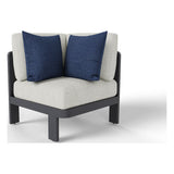 Aspen corner outdoor chair in Light Gray