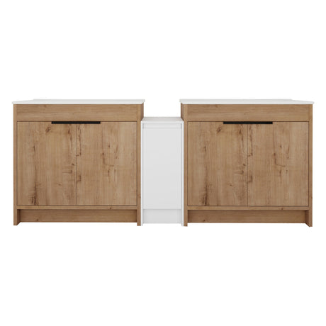 Freestanding Bathroom Vanity & Sink, Storage Cabinets, Soft Closing Doors