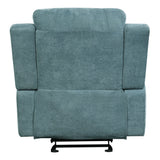 Upholstered Manual Recliner Chair With 3 Adjustable Backrest Positions