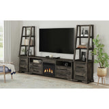 Park Ridge 82" Charcoal TV Console