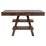 Ferrara - 2 Drawer Counter Height Table - Walnut
